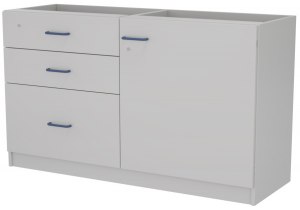 Тумба двойная ЛАБ-PRO ТОМДЯ3 146.50.86