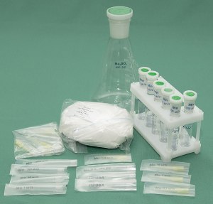 Комплект посуды и реактивов для определения марганца