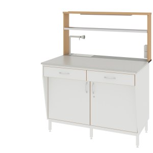 Стол пристенный химический ЛАБ-1200 ПСТМ