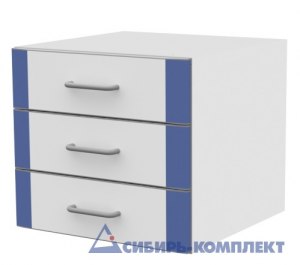 Тумба навесная ЛАБ-PRO ТЯ3 50.50.45 с 3 ящиками