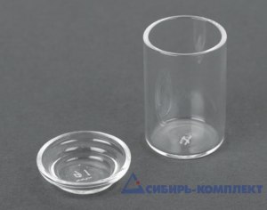 Тигель кварцевый с крышкой для печи VMF10/6